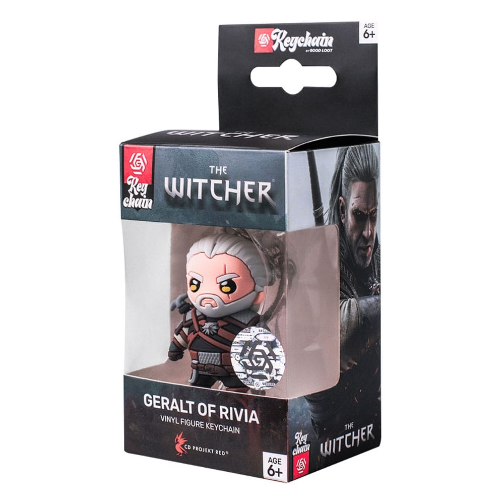 The Witcher III: Wild Hunt Vinyl Keychain Geralt of Rivia Good Loot
