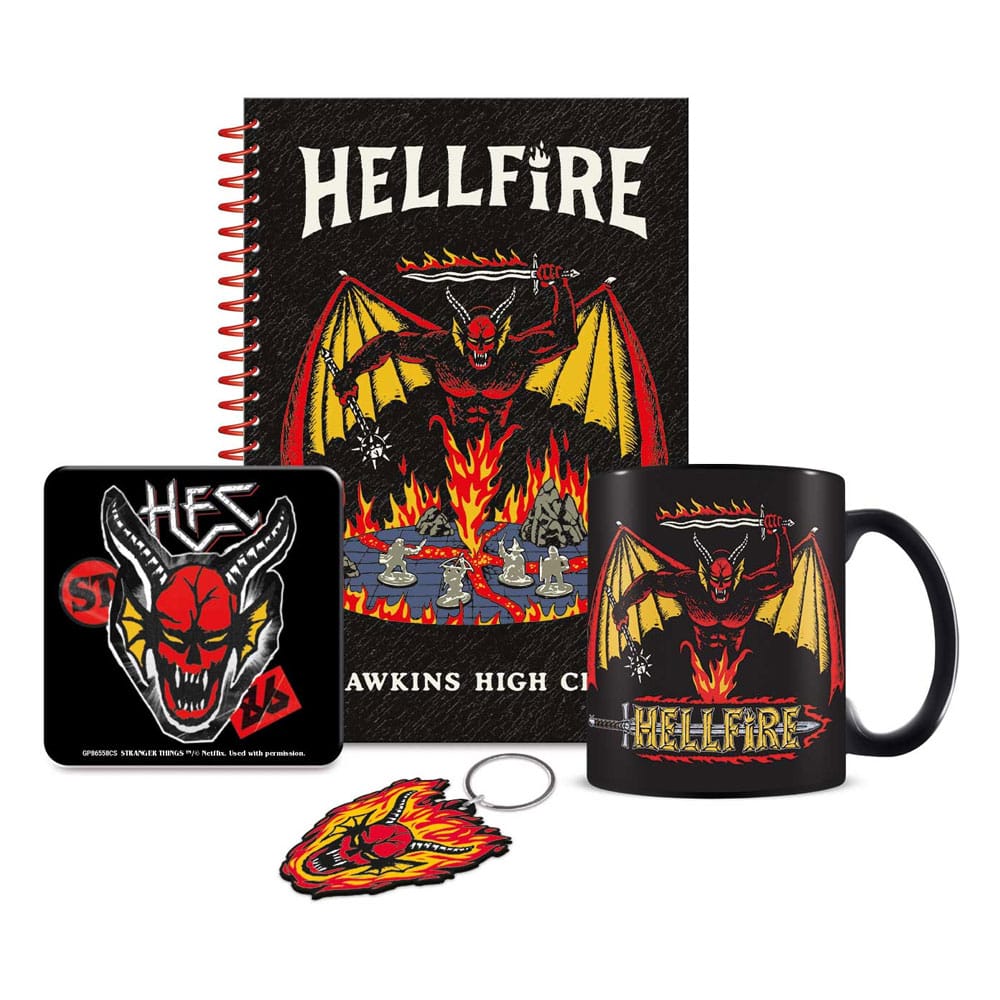 Stranger Things Gift Set Hellfire Club Stationery