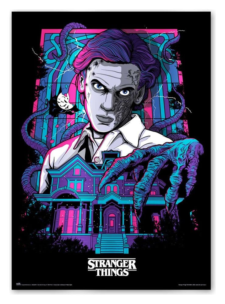 Stranger Things Luminescent Poster Premium 50 x 70 cm Grupo Erik