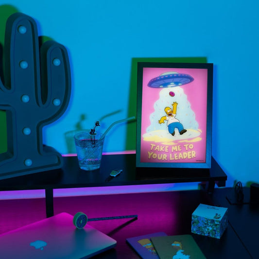The Simpsons Framed LED Poster 20 x 28 cm
