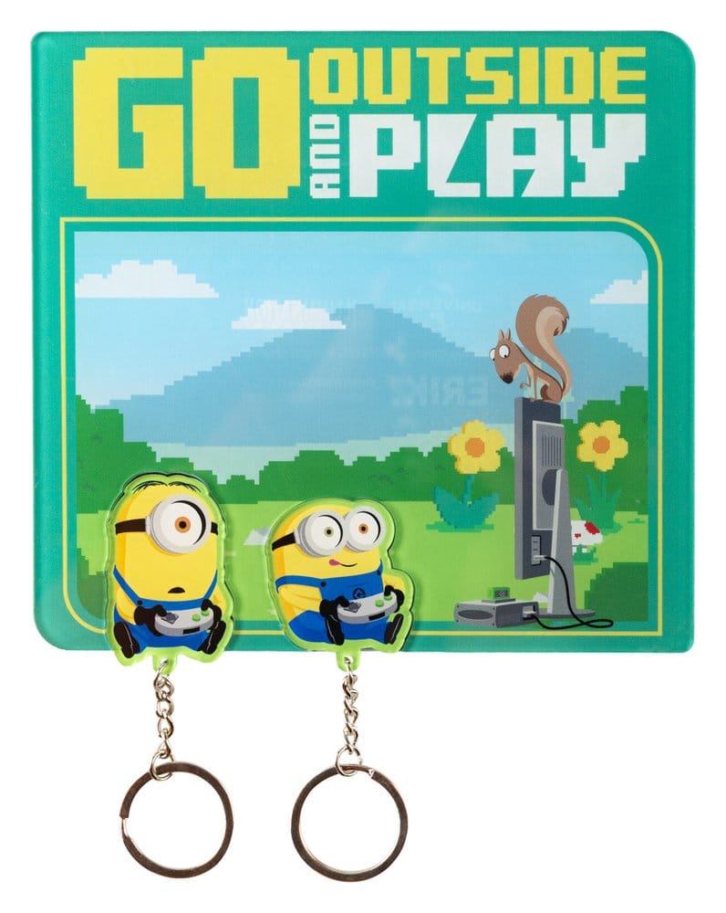 Minions Key Holder with Keyring