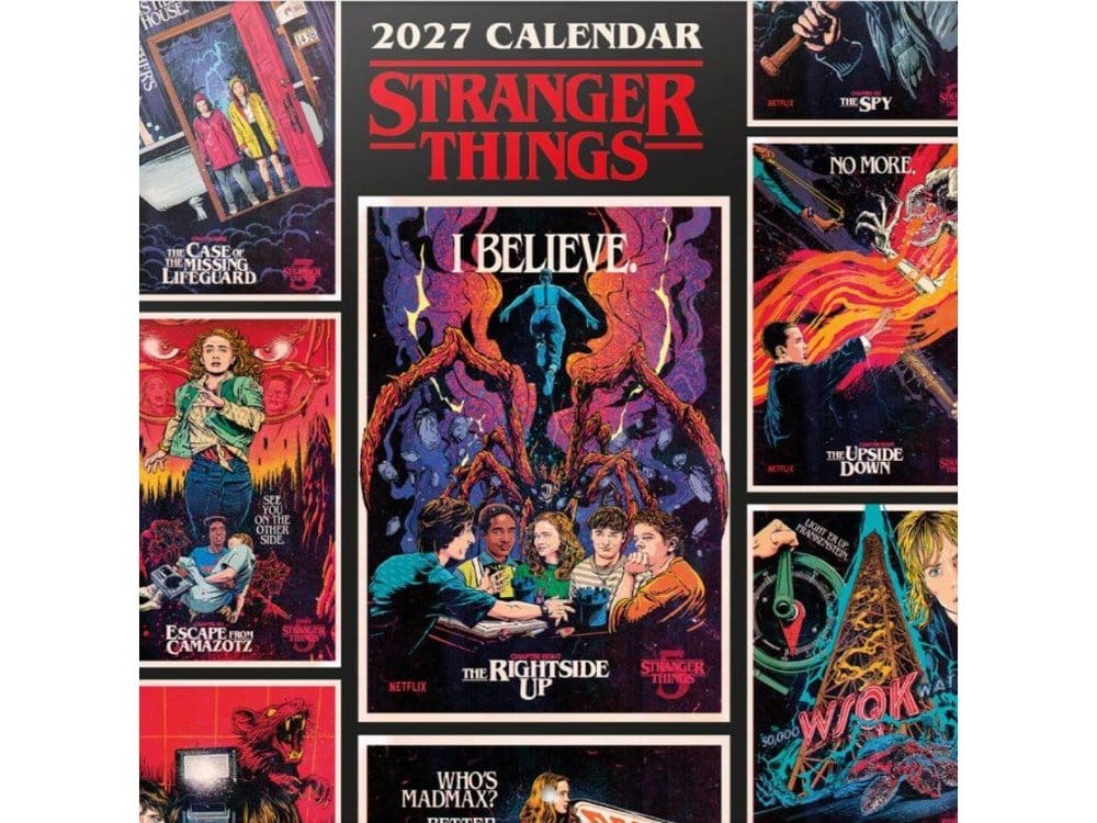 Stranger Things Wall Calendar 2027 30 x 30 cm Grupo Erik