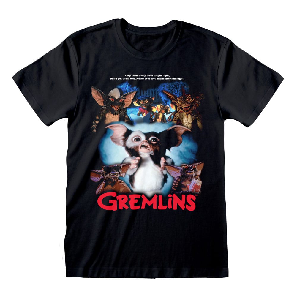 Gremlins T-Shirt Retro Poster Style Size L Heroes Inc