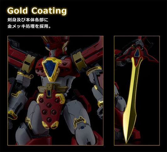 Mado King Granzort Moderoid King's Style Plastic Model Kit Granzort Gold Edition 19 cm