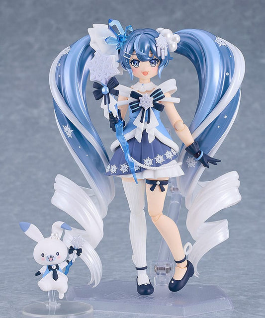 Character Vocal Series 01: Hatsune Miku Figma Action Figure Snow Miku: Crystal Snow Ver. 13 cm Good Smile Company