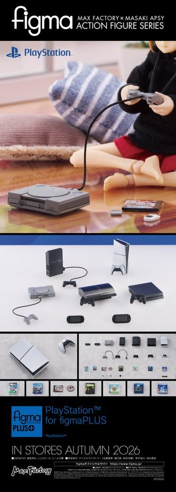 Original Character figmaPLUS Parts for Figma Figures PlayStation Max Factory