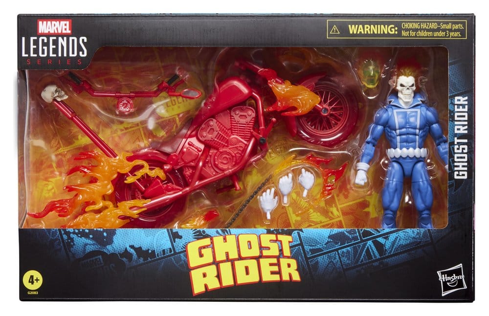 Ghost Rider Marvel Legends Action Figure Johnny Blaze with Motorcycle 15 cm Hasbro