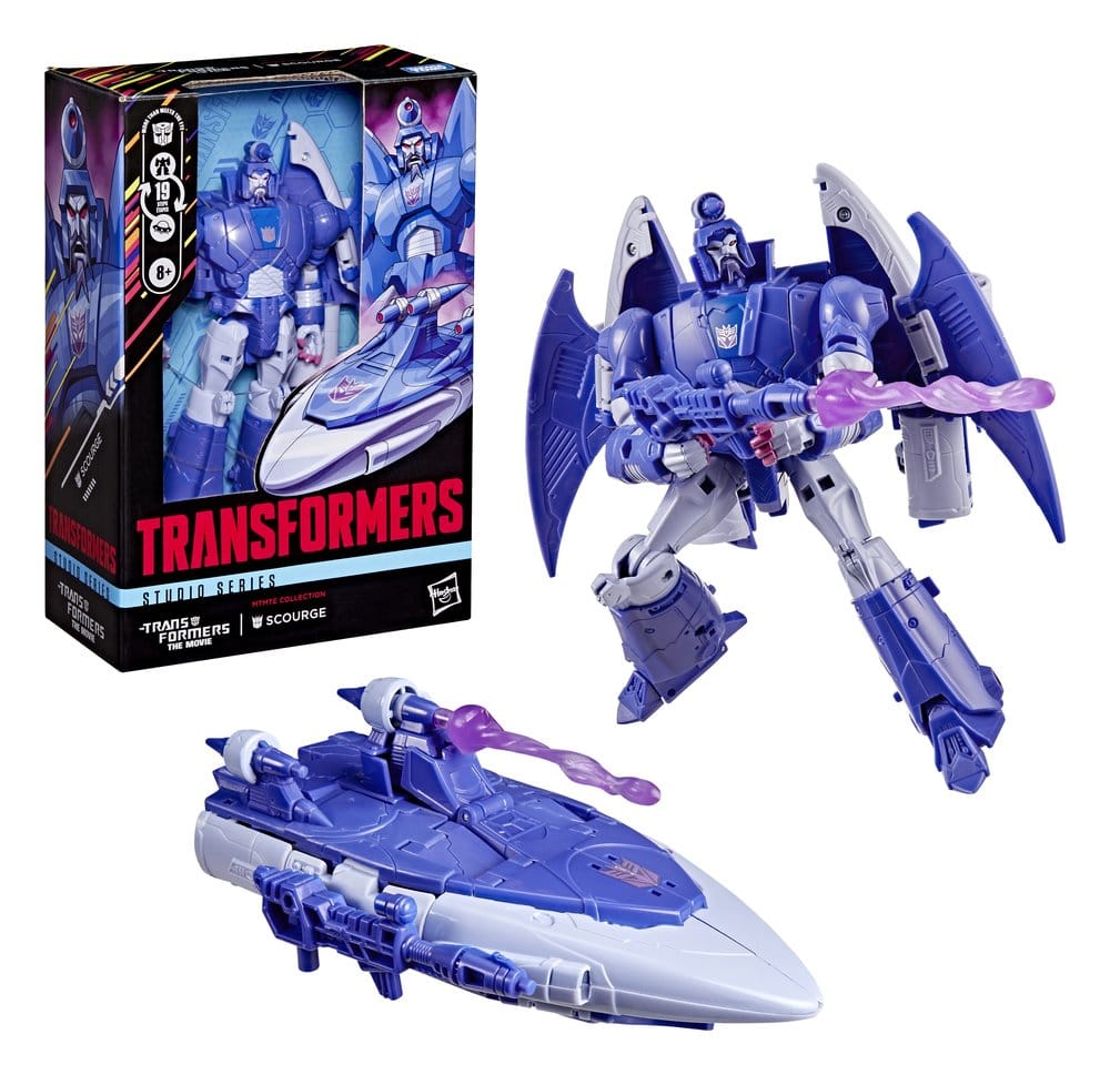 The Transformers: The Movie Studio Series Voyager Class Action Figure MTMTE Collection: Scourge 17 cm Hasbro