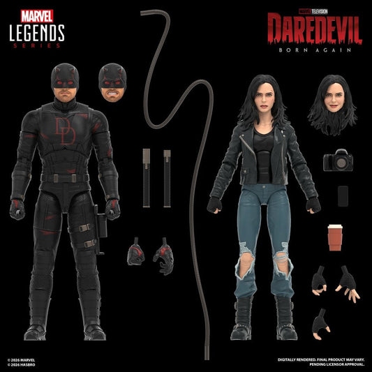 Daredevil: Born Again Marvel Legends Action Figure 2-Pack Daredevil & Jessica Jones 15 cm