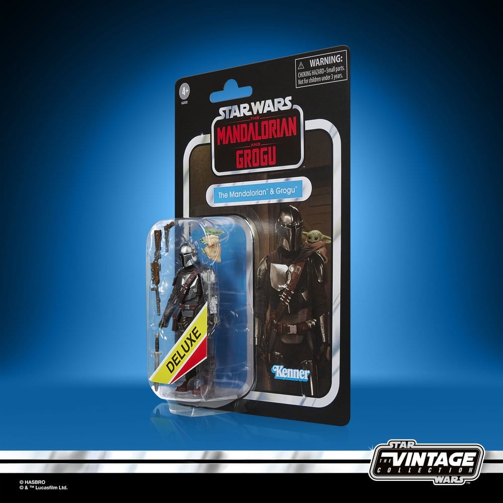 Star Wars: The Mandalorian & Grogu Vintage Collection Action Figure The Mandalorian & Grogu 10 cm Hasbro