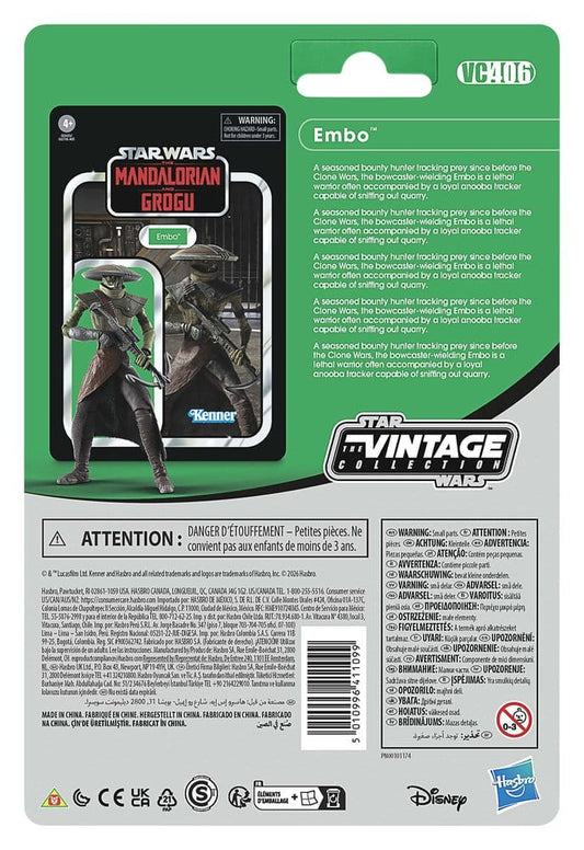 Star Wars: The Mandalorian and Grogu Vintage Collection Action Figure Embo 10 cm
