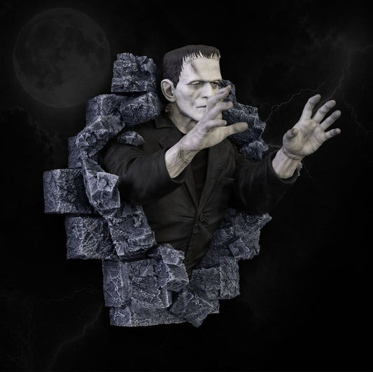 Frankenstein Wall Sculpture Classic Horror Edition Half Scale 48 cm