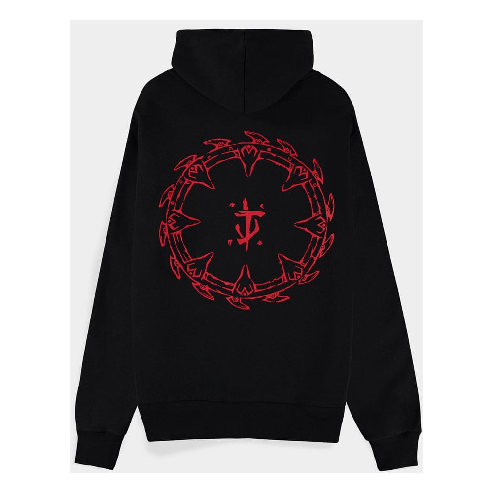 Doom Hoodie Doom Zipper Symbol Size XL