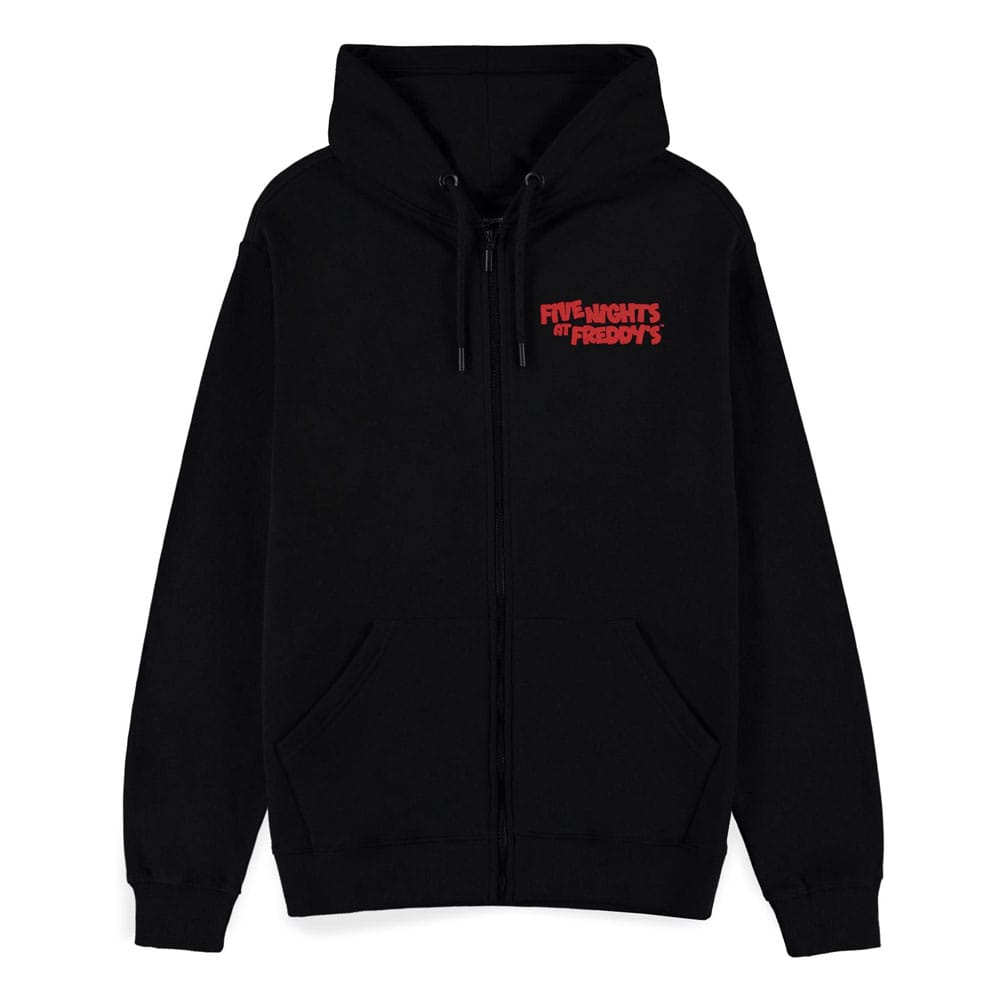 Five Nights at Freddy's Zipper Hoodie Can You Survive Size S