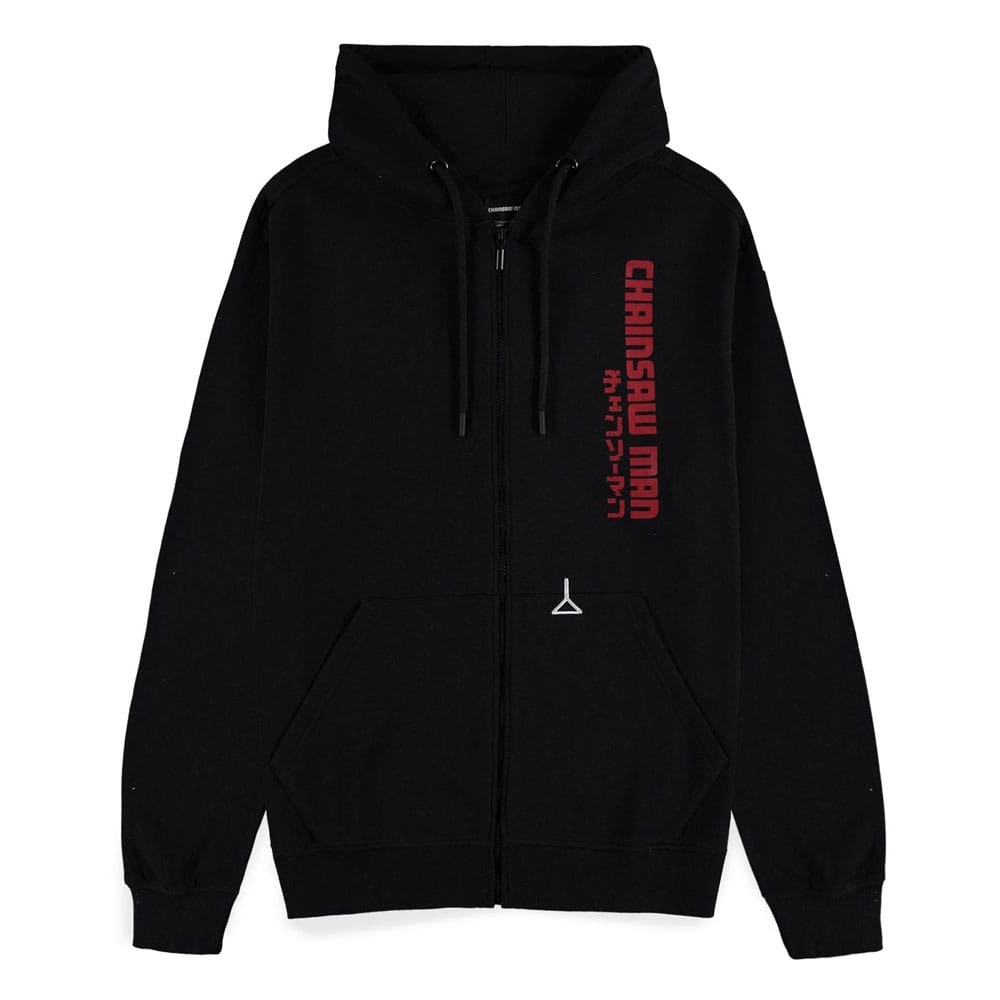 Chainsaw Man Zipper Hoodie Chainsaw Devil Size XL