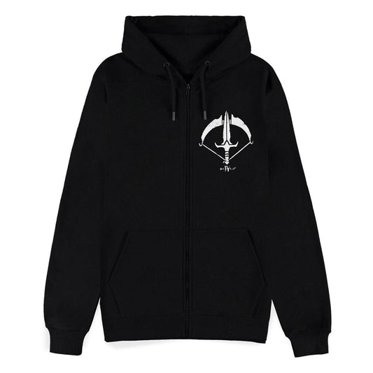 Diablo IV Zipper Hoodie Sweater Rouge Sigil Size S