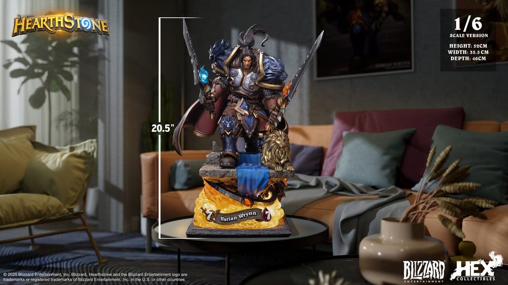 Hearthstone Statue 1/6 Varian Wrynn 52 cm