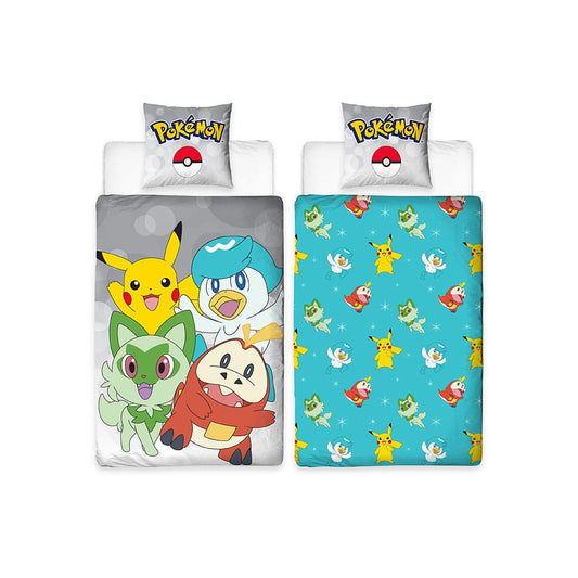 Pokemon bed linen Pokemon light blue 135 x 200 cm Cushions
