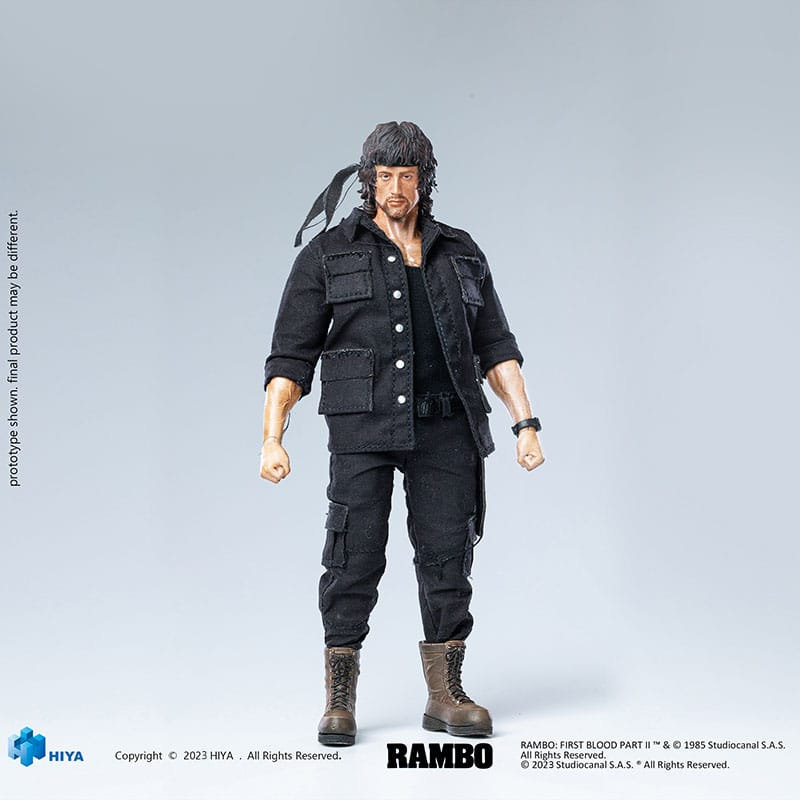 First Blood II Exquisite Super Series Actionfigur 1/12 First Blood II John Rambo 16 cm