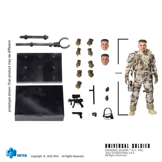 Universal Soldier Exquisite Super Series Actionfigur 1/12 Luc Deveraux 16 cm Hiya Toys