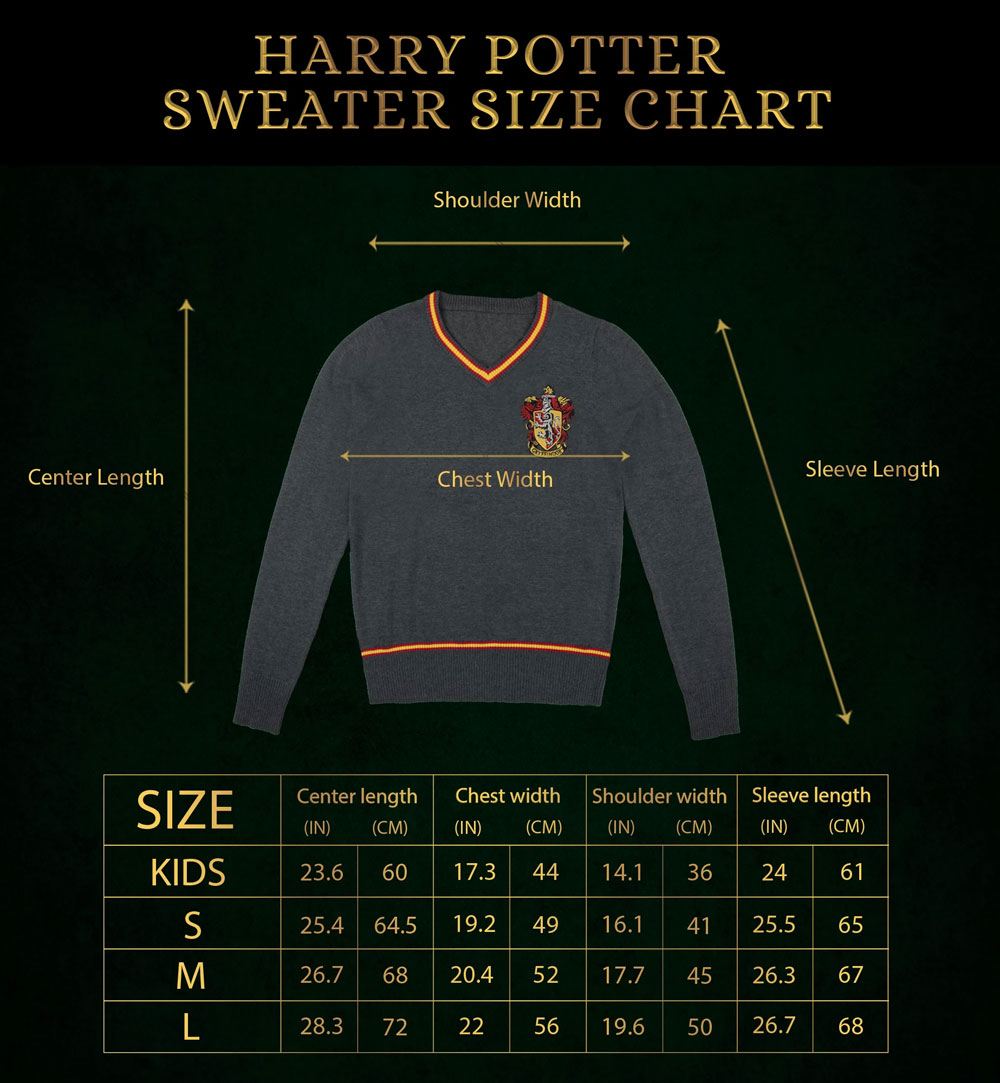 Harry Potter Knitted Sweater Gryffindor Size M