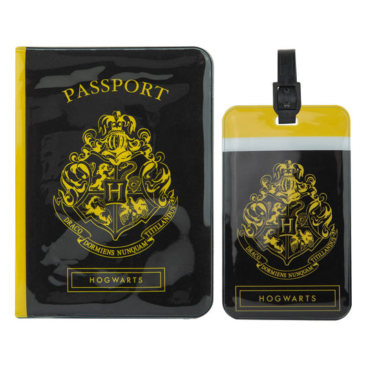 Harry Potter Passport Case & Luggage Tag Set Hogwarts Gadgets