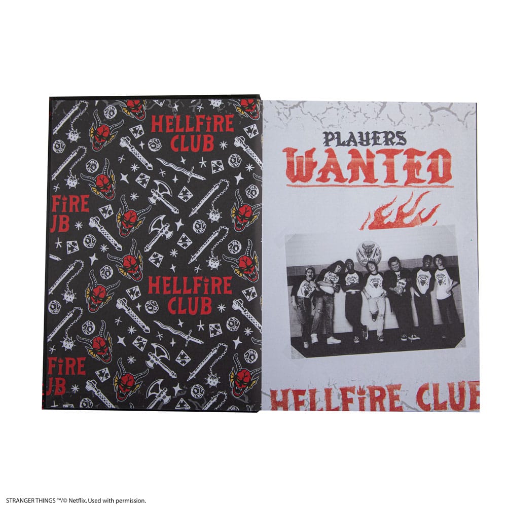 Stranger Things Notebook Hell Fire Club Cinereplicas