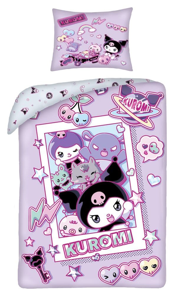 Sanrio Duvet Set Kuromi Ver. 2 140 x 200 cm / 70 x 90 cm Halantex