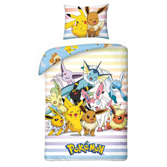 Pokémon Duvet Set Pikachu Eevee & Friends 140 x 200 cm / 70 x 90 cm Blankets & Duvets