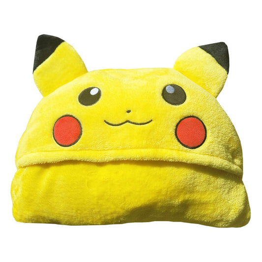 Pokémon Coral Hooded Blanket Pikachu 120 x 150 cm Blankets & Duvets