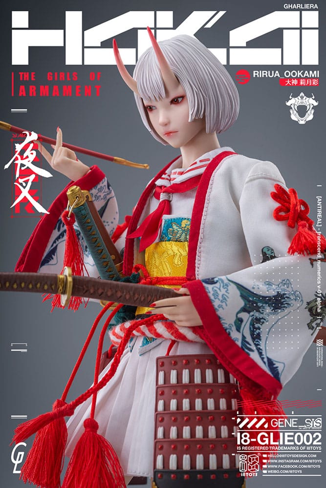 Original Character i8Toys x Gharliera Action Figure 1/6 The Girls of Armament Rirua Ookami 28 cm i8 Toys