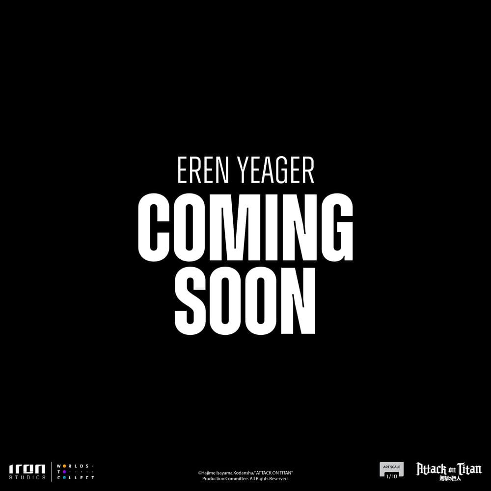 Attack on Titan Art Scale Statue 1/10 Eren Yeager 24 cm Iron Studios