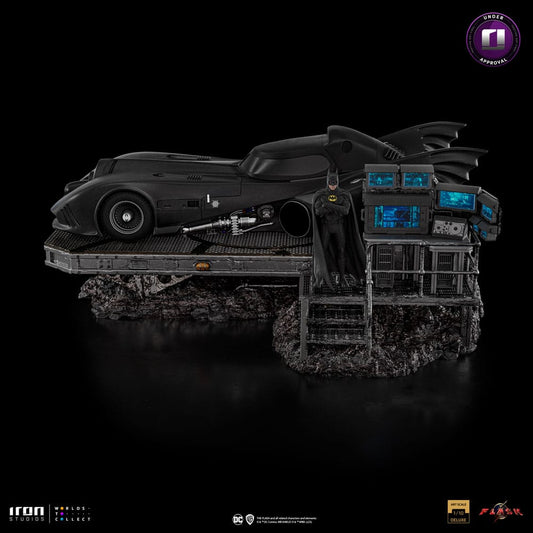 DC Comics Art Scale Deluxe Statue 1/10 The Flash Movie Batmobile 31 cm