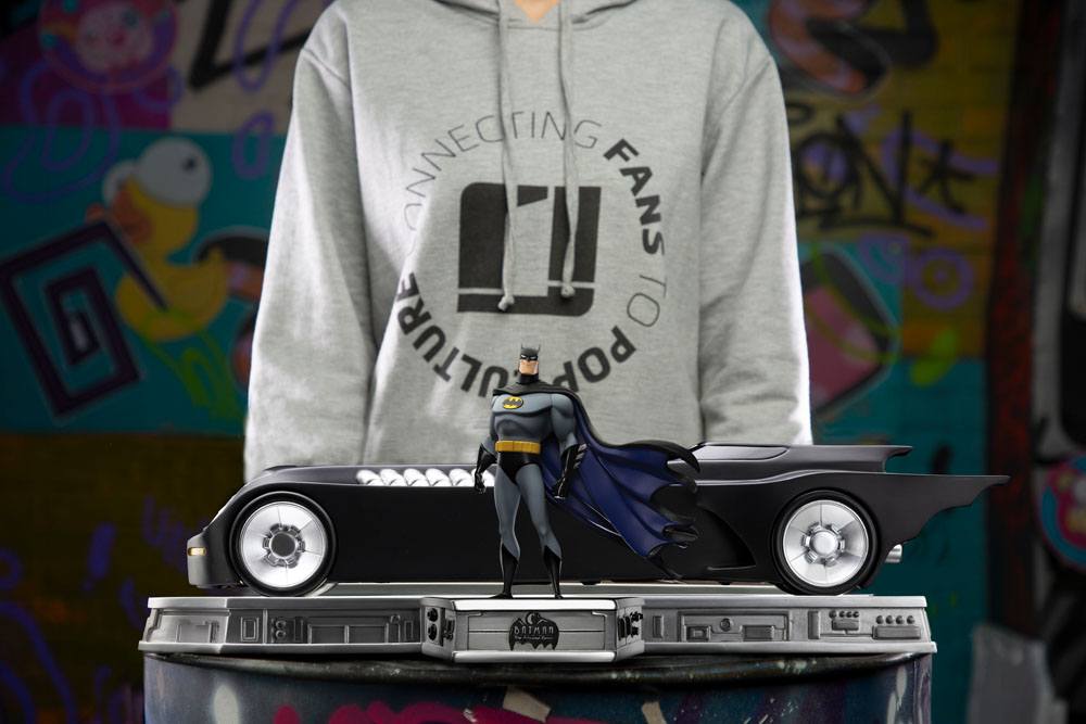 Batman The Animated Series (1992) Art Scale Set Deluxe 1/10 Batman and Batmobile 24 cm Statues