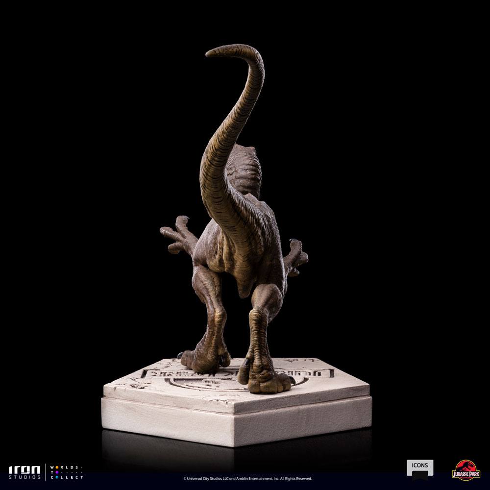 Jurassic World Icons Statue Velociraptor A 9 cm
