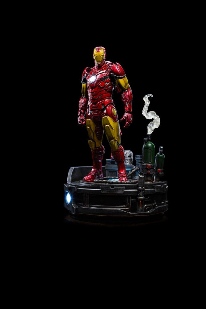 Marvel Deluxe Art Scale Statue 1/10 Iron Man Unleashed 23 cm