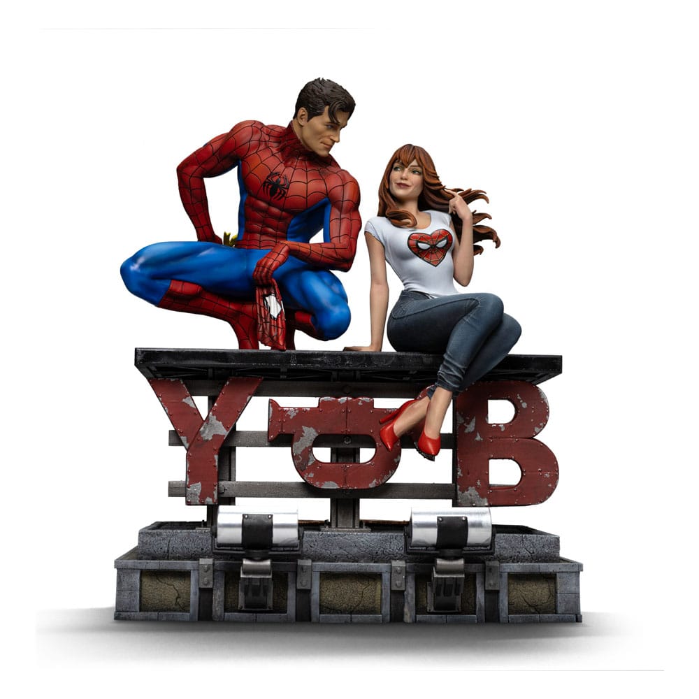 Spider-Man Diorama Art Scale Statue 1/6 Spider-Man and Mary Jane 35 cm Iron Studios