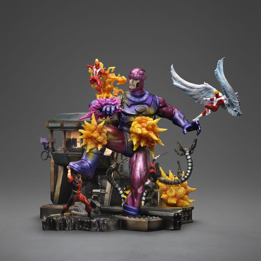 Marvel Demi Art Scale Statue 1/20 X-Men Danger Room Diorama B 43 cm