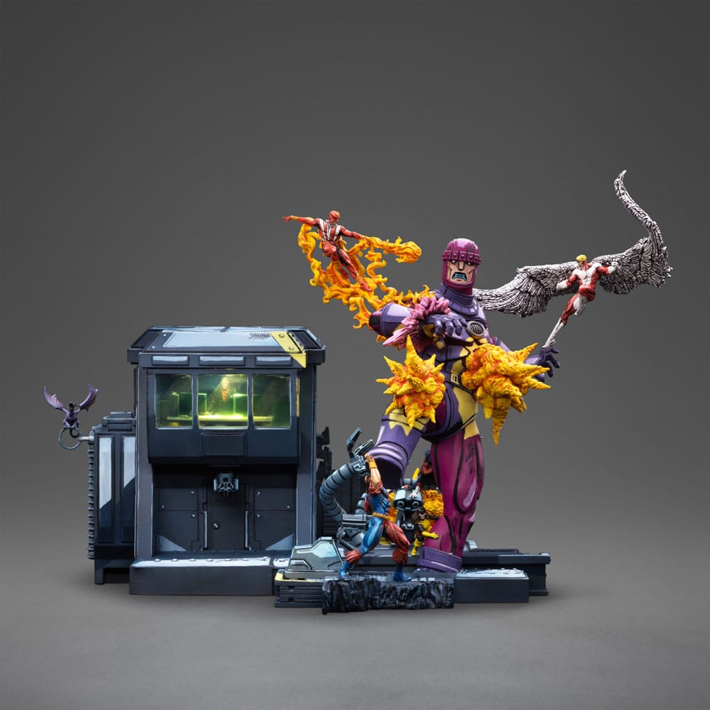 Marvel Demi Art Scale Statue 1/20 X-Men Danger Room Diorama B (Comic Version) 43 cm