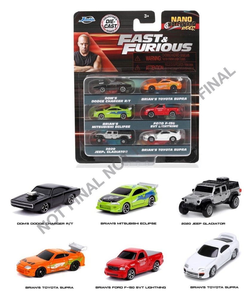 Fast & Furious 6-Pack Nano Cars