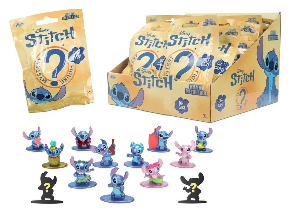 Lilo & Stitch Nanofigs Mini Figures Stitch Blind Box Display (24)