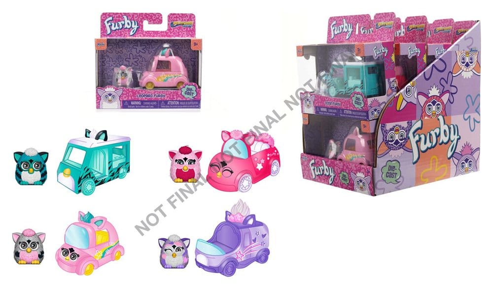 Furby Diecast Models 1/55 Wave 1 Assortment (8)