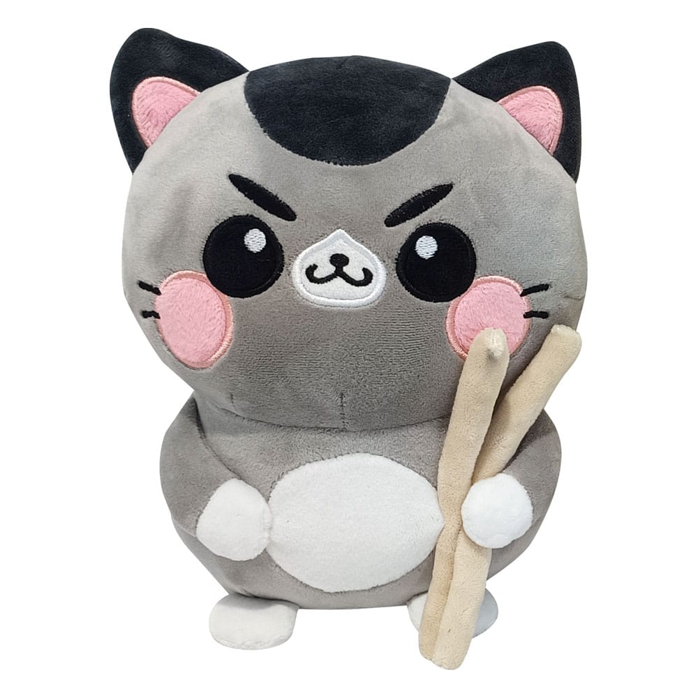 Funny Cat Plush Figure Cat with Chopsticks 25 cm Joy Toy (IT)