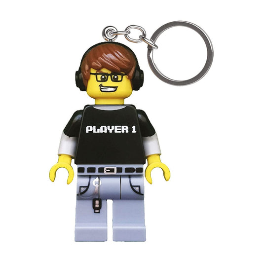 LEGO Minifigures Light-Up Keychain Video Game Guy 8 cm Keyrings