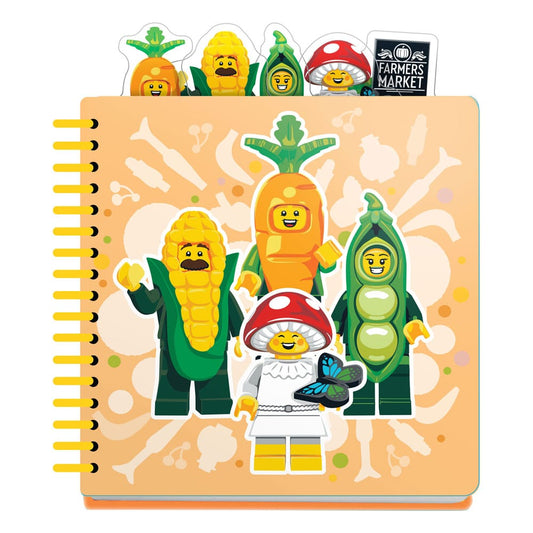 LEGO Minifigures Tab-Notebook Farmers market Stationery