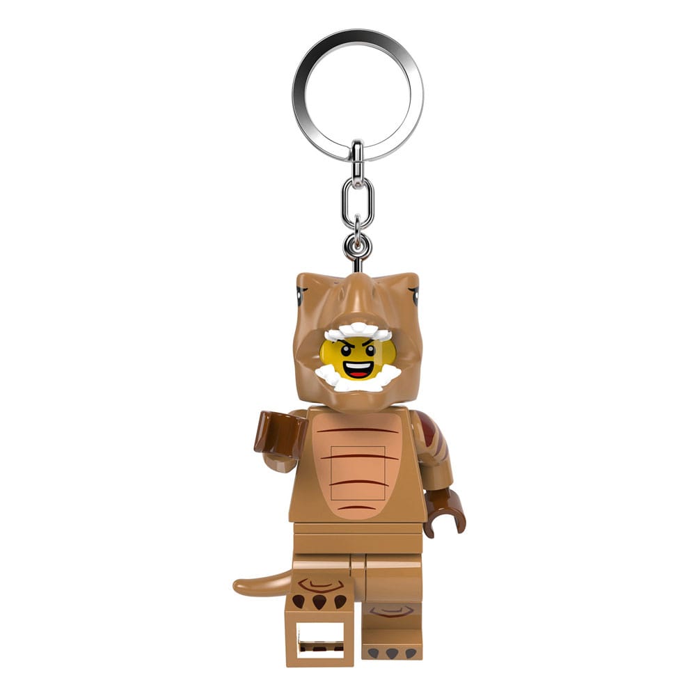 LEGO Minifigures Light-Up Keychain T-Rex Costume 8 cm Keyrings