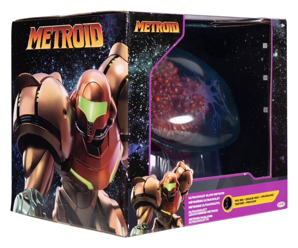 World of Nintendo Metroid Prime Actionfigure Metroid Ultraviolet Glow 15 cm Jakks Pacific