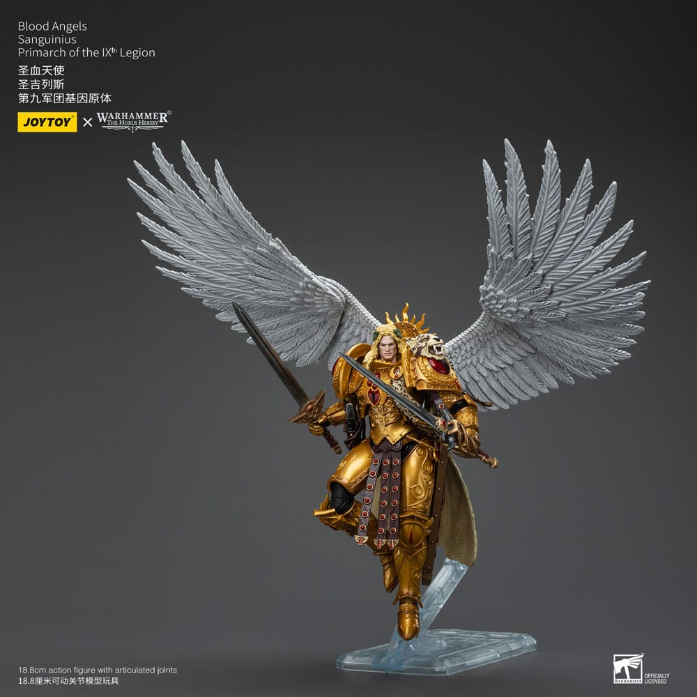 Warhammer The Horus Heresy Action Figure 1/18 Blood Angels Sanguinius Primarch of the IXth Legion 19 cm Joy Toy (CN)