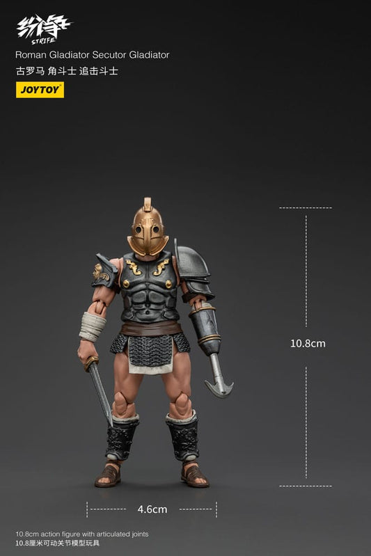 Strife Action Figure 1/18 Roman Gladiator Secutor Gladiator 11 cm Joy Toy (CN)