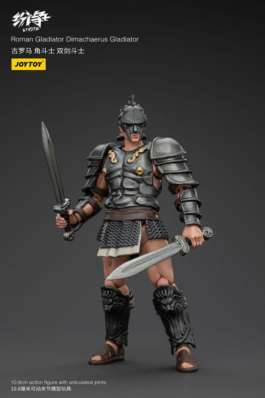 Strife Action Figure 1/18 Roman Gladiator Dimachaerus Gladiator 11 cm Joy Toy (CN)